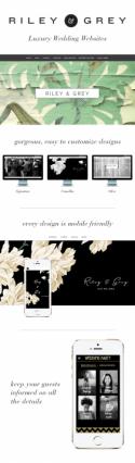 Luxury Wedding Websites from Riley & Grey