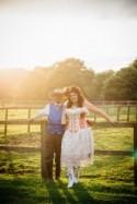 Fancy Dress Cowboy Wedding: Leanne & Kristian