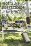 Wedding Style and Hire Package Giveaway Worth $3000! - Polka Dot Bride