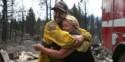 Woman Sheds Tears Of Joy As Firefighters Uncover Wedding Rings From Burned Down Home