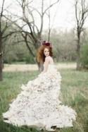 Literary Inspired Wedding With A Book Page Wedding Dress 