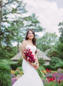 Bright and bold bridal session - Wedding Sparrow 
