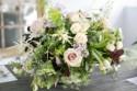 How to create a romantic muted pastel floral centrepiece for autumn entertaining by Anneli Marinovich Photography 