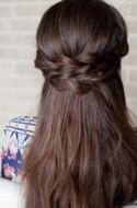 Romantic DIY Braided Half-Up Bridal Hairstyle 