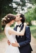 Black tie and pastel real wedding