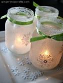 How to Make Christmas Mason Jar Luminaries - DIY & Crafts - Handimania