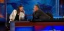 Jon Stewart Clearly Wants To Date Angelina Jolie