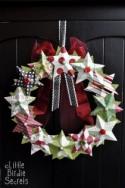 How to Make 3D Paper Star Wreath - DIY & Crafts - Handimania