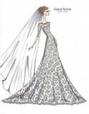 From Sketch to Gown: Wedding Dress Designer Sketches 