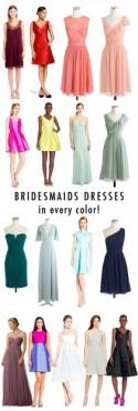 Bridesmaids dresses in every color - Brooklyn Bride - Modern Wedding Blog