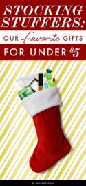Stocking Stuffers: Our Favorite Gifts for Under $5?