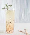 New Year's Eve Happy Hour: Rosemary-Pear French 75