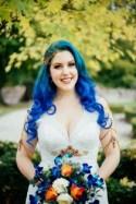 Medieval Banquet Wedding and a Bride with Blue Hair