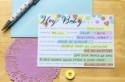 'Hey Baby' Baby Shower Mad-lib Printable DIY 