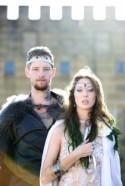 Romantic Viking and Folk Festival Wedding