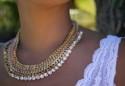 How to Make Woven Chain Collar Necklace - DIY & Crafts - Handimania