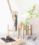 DIY Tutorial: Raised Wood and Glass Desk Organizer