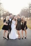 Get the Look: Little Black Bridesmaid Dresses 