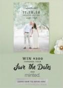 Win $300 Towards Minted Save the Dates