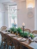 How to create a Natural Fern & Forest Tablescape