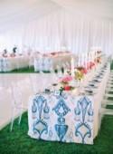 26 Trendy Printed Tablecloth Wedding Inspirational Ideas 