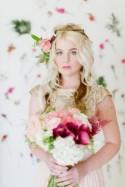 Soft Pink and Gold Wedding Dress Inspiration {Debbie Lourens Photography}