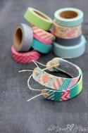 How to Make Washi Tape Wooden Bracelets - DIY & Crafts - Handimania