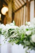 Chic White Home Grown Flower Filled Wedding