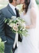 Green and Ivory Organic Real Wedding