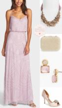 Bridesmaid Dresses You'll Love: Pretty Pastel Beaded Gowns