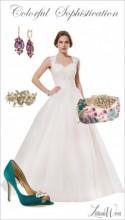 Wedding Day Look: Colorful Sophistication - Belle The Magazine