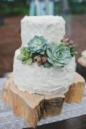 The Hottest 2015 Wedding Trend: 42 Succulent Wedding Cakes 