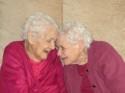 Sie sind mit 103 die ältesten eineiigen Zwillinge - und unzertrennlich