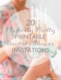 20 Printable Bridal Shower Invitations 