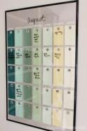 How to Make Paint Chip Wall Calendar - DIY & Crafts - Handimania