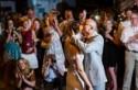 This flowery music hall wedding in North Carolina is pure urban romance