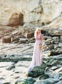 Ethereal Seaside Wedding Inspiration with a Lavender Wedding Dress
