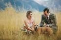 A rainy Lake Tahoe wedding with a rescued pit bull