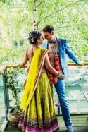 Summer Solstice Colourful London Multicultural Wedding -...