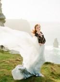 Cliffs of Moher Bridal Inspiration - Wedding Sparrow 