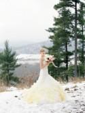 Mountainside Winter Wedding Ideas - Wedding Sparrow 
