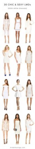 30 Chic and Sexy Little White Dresses