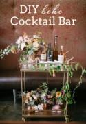 DIY Boho Cocktail Bar 