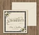 Knots and Kisses Wedding Stationery: Bespoke Cornish Sketch Wedding Invitations with A Hint Of Tartan