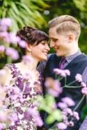 Beautiful & Relaxed Surprise Wedding with a Purple Dress -...