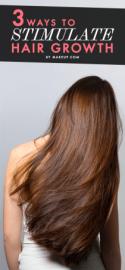 3 Ways to Stimulate Hair Growth