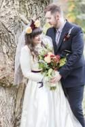 Tiny, hip, simple, and ultra budget-friendly: Julianne & Jacob's Autumn wedding