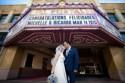 Michelle & Ricardo's multicultural movie geek theater wedding 