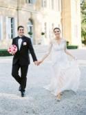 Blush Pink Real Wedding in France - Wedding Sparrow 