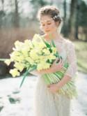 Daffodil Inspired Bridal Session - Wedding Sparrow 